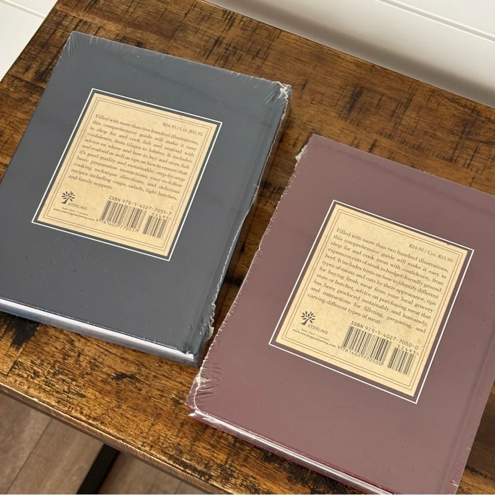 The Connoisseur's Guide Book Set - Meat and Fish & Seafood New